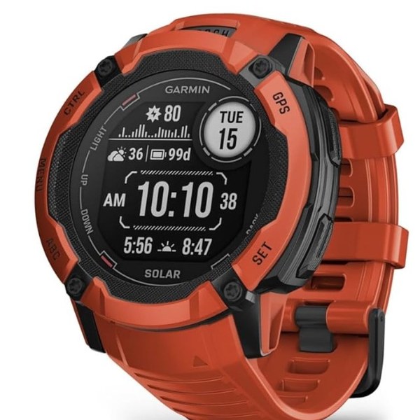 Garmin Instinct 2X Solar Rojo