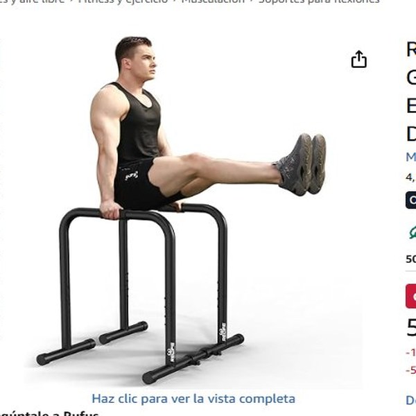 Paralelas altas negras calistenia L-sit